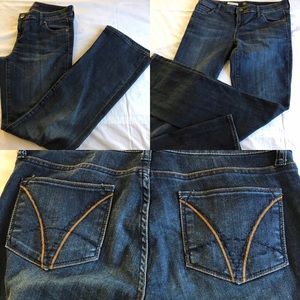 Kut from the Kloth Farrah Baby Bootcut Jeans Dark